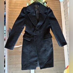 Mojo S Phine Korean Wool Coat S Black